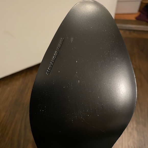 Alexander Wang black woven Kori stretch boots, size 38.5. New in box. - Picture 7 of 10